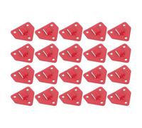 MUSISALY 20pcs Fire Extinguisher Wall Mount Brackets with Universal Compatibility and Space Saving Design, Iron Wall Hooks for Fire Extinguishers Suitable for Homes and Office