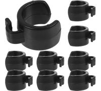 MUSISALY 20pcs Plastic Cable Clips Cable Holder Phone Stand Easy to Install Portable Black Wire Diameter 20mm for Outdoor Use and Travel