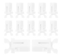 MUSISALY 20PCS Self-locking Trash Can Press Switch Replacement Locks White Spring Latch Spare Parts for Kitchen Dustbin Animalproof Push Button Bin Lock Compatible with Various Trash Cans