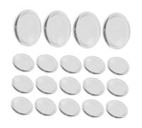 MUSISALY 20pcs Silicone Eyelash Extension Pads Large 4cm Diameter Silicone Lash Pallet, Reusable Eye Pads for Lash Extensions, Eyelash Grafting Holder for Professional Makeup and Salon Use