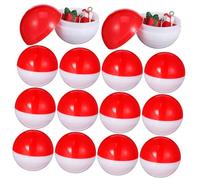 MUSISALY 20Pcs Small Round Plastic Capsules for Vending Machines Secure Closure Empty Surprise Balls for Party Favors Lucky Dip Prizes Containers