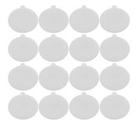 MUSISALY 20pcs White Rubber Duck Mount for Car Dashboard with Non-slip Fixed Display Holder and Hook-and-loop Tape, Plastic Bath Stand for Collectors and Off-road Vehicle Enthusiasts