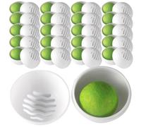 MUSISALY 24pcs Deodorizer Balls for Shoes with Plastic Material, Deodorizing and Air Freshening Function, for Gym Bags and Home Closets to Remove Odor and Keep Shoes Fresh