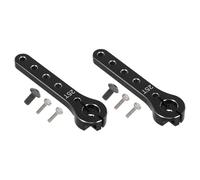 MUSISALY 2pcs 2pcs 25T Steering Arm Horns Aluminum Alloy High Torque Metal Extension for RC Car Truck Boat Airplane Replacement Parts DIY Vehicle Accessories