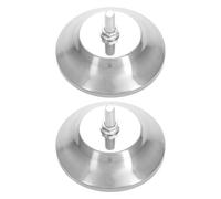 MUSISALY 2pcs Adjustable Small Table Leveling Feet Pool Table Leg Levelers 5-Inch Iron Height Adjustment Furniture Protector Pads for Home and Office