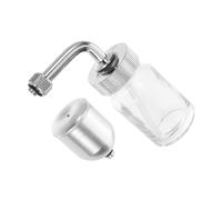 MUSISALY 2pcs Airbrush Painting Glass Bottles Kit Paint Containers Lids for Refillable Use