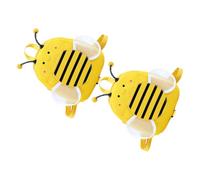 MUSISALY 2pcs Backpack Leash Honeybee School Bag Yellow Nylon Anti-lost Harness Backpack with Wrist Link Lightweight Multiple Pockets School Bag and Busy Events
