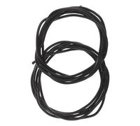 MUSISALY 2pcs Black 1m Shielded Silicone Copper Wire for Electric Bass Guitar Pickup Wiring Instrument Wire Kit Musical Accessories
