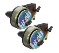 MUSISALY 2pcs Car Record Player Air Freshener Vent Clips Vintage Vinyl Scented Car Diffuser Decoration Fragrance