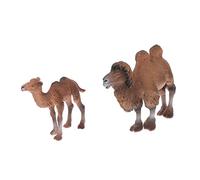 MUSISALY 2pcs Desert Animals Figures Camel Model Ornaments Camel Toy Educational Animal Figurines Indoor Outdoor Decor for Boys and Girls