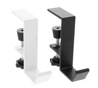 MUSISALY 2pcs Desk Hooks for Backpack Purse Handbag Organizer Under Shelf Hangers No Drilling Minimalist Space-Saving Storage for Home Office Classroom