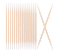 MUSISALY 2pcs Double Tipped Cotton Swabs High Precision Pointed Tips Dual-ended Makeup Swabs for Eyebrow Tattoo Microblading and Detailed Beauty Application Bag
