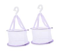 MUSISALY 2pcs Drying Mesh Basket Toiletry Makeup Brush Holder Hanging Storage Net for Dryer