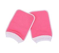 MUSISALY 2pcs Exfoliating Shower Gloves Premium Back Scrub Towels for Deep Cleaning Thickened Plant Fiber Bath Mittens Rough for Full Body Care