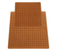 MUSISALY 2Pcs Folding PU Leather Go Chessboard Double-Sided 9X9 13X13 13X13 19X19 Boards Suitable for 1.8Cm 2.2Cm Go Stones Travel Board Game for and Adults Random Color Random Color
