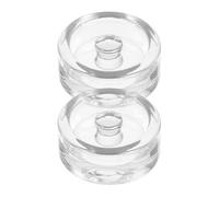 MUSISALY 2pcs Glass Fermentation Weights for Jar with Comfortable to Hold Handle, Small Size for Making Pickle, Sturdy and Easy to Store Fermenting Jar Accessories