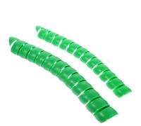 MUSISALY 2pcs Green Plastic Tree Trunk Guards Protect Tree Bark and Prevent Mechanical Damage Outdoor Wraps with Squirrel Barrier for Garden Protection