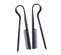 MUSISALY 2pcs Hair Straightener V-shaped Comb Hairdressing Tools Styling Tool for Straight Hair Shaper and Styling