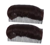 MUSISALY 2pcs Invisible Hair Comb Hair Volume Increase Pad Bun Maker Tool for Women Princess Half Bun Accessories