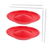 MUSISALY 2pcs Juggling Spinning Plate and Stick Lightweight Circus Props for Enhanced for Performance Tricks and Juggling Skills