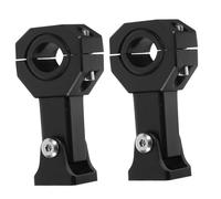 MUSISALY 2pcs Motorcycle Light Bracket Spotlight Headlight Mounting Bracket Motorcycle Motorbike for Bike Mount Acrylic Black