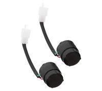 MUSISALY 2Pcs Motorcycle Turn Signal Indicator Buzzer Electronic Flasher Relay for Scooter Turn Signal Lights and Electric Indicator Light Compatible with Motorcycles and Scooters Round