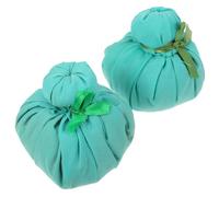MUSISALY 2pcs Moxa Massage Balls Cotton Material for Traveling and Home Use, Multi-Functional Wormwood Heat Warmers Herbal Compress Bags for Moxibustion Therapy