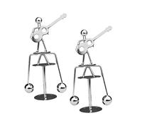 MUSISALY 2pcs Physics Balancing Toy Creative Guitar and Man Statue Desktop Decor for Office Home and Restaurant Unique Design Simple Decor for
