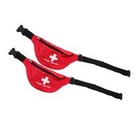 MUSISALY 2pcs Portable Medical Waist Bag for Outdoor Activities Storage Pouch for Hiking Camping and Travel for Supplies and Medication Storage
