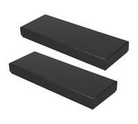 MUSISALY 2pcs Rigid Tie Box Packaging for Men Empty Box Lid for Holiday and Business Presents
