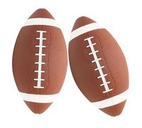 MUSISALY 2Pcs Rugby Training Balls Inflatable Soft Rugby for Outdoor Sports for Young Athletes Enhances Hand Eye Coordination and Athletic Skills