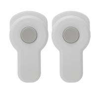 MUSISALY 2pcs Safety Oven Lock Kitchen Door Locks with Rotation Button for Security Plastic Oven Preventing Accidental Opening and Finger Injury