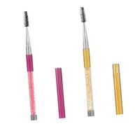 MUSISALY 2pcs Spiral Eyelash Brush Lash Applicator for Extensions Brow Shaping Tool Travel Makeup Kit