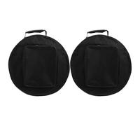 MUSISALY 2pcs Travel Snare Drum Bag for 13/14 Inch Percussion Instruments, Hand-Held and Shoulder Drum Backpack Zippered for Band Practice, Sessions, and Events