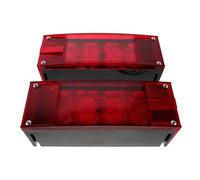 MUSISALY 2pcs Waterproof LED Trailer Tail Brake Lights Kit, High Brightness Rear Lamp for Truck RV, Submersible Trailer Taillight Set Suitable for Night Driving Safety