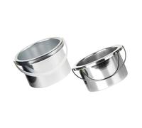 MUSISALY 2pcs Wax Warmer Replacement Pan Metal Inner Container for Hair Removal Wax Melting Machine Easy to Clean Safe Design