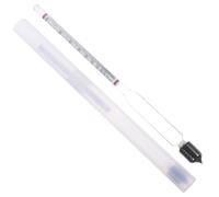 MUSISALY 2pcs Wine Testing Meter Wine Concentration Meter 10.81x0.71x0.71in Glass Alcohol Hydrometer Stable Alcohol Content Measurement Supplies for Home Use