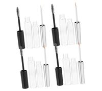 MUSISALY 2sets Empty Refillable Mascara Tubes and Lip Gloss Containers Bottles for Eyelash and Lip Balm Lightweight and Practical for Travel
