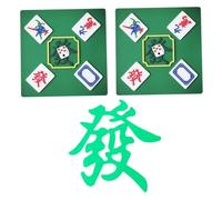 MUSISALY 3 Pcs Mahjong Cake Ornaments Soft Silicone Birthday Cake Adornments Chinese Style Baking Decor Mahjong Table for Party