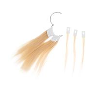 MUSISALY 30pcs Hair Color Testing Strands with Real Human Hair Samples for Salon Use for Hairdressers and Beauty Students