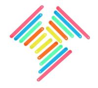 MUSISALY 30pcs Plastic Construction Sticks for Educational Geometry Manipulatives Math Learning Tool for Classroom Home Kindergarten with Lengths for Shapes Area and Perimeter Calculation