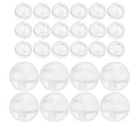 MUSISALY 30pcs Rattle Inserts Replacement Kit for Doll Repair Noise Maker Insert Plastic Bells for Animal Puppet Pet with Bright Colors for Auditory and Visual Development