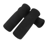 MUSISALY 3pcs Black Sponge Ski Pole Handle Grips Non-slip Crutch Handle Grip and Ergonomic Size and Elders, Shock Absorption Replacement Crutch Pads for Walking Cane