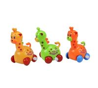 MUSISALY 3pcs Clockwork Spring Giraffe Lovely Giraffe Design, Abs Material Stress Relief Desktop Decor for Birthday Party, Small and Lightweight Wind-up Random Color