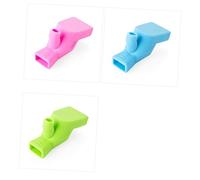 MUSISALY 3pcs Faucet Extender for Kids Universal Sink Handle Extender Silicone Faucet Extension in Green Blue and Pink for Toddlers