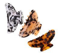 MUSISALY 3pcs Hair Clip for Woman Claw Clips Leopard Print for Women Acetate