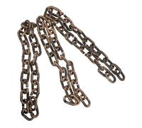 MUSISALY 3pcs Halloween Plastic Chains Realistic Horror Link Chains for Party Haunted House Cosplay Costume Accessories Gold Color Decorative Props