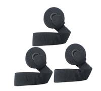 MUSISALY 3pcs Heavy Duty Door Anchor for Resistance Bands Black Elastic Exercise Strap for Home Fitness Training Compatible with All Exercise Bands Lightweight and Portable for Full Body