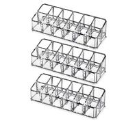 MUSISALY 3pcs Lipstick Storage Boxes Organizer for Lip Gloss and Small Essentials Makeup Holder Space-saving Design for Easy Access