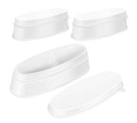 MUSISALY 3pcs Nail Dip Powder Jar French Style Manicure Dipping Boxes Sequins Case Nail Art Powder Collection Tray for Dip